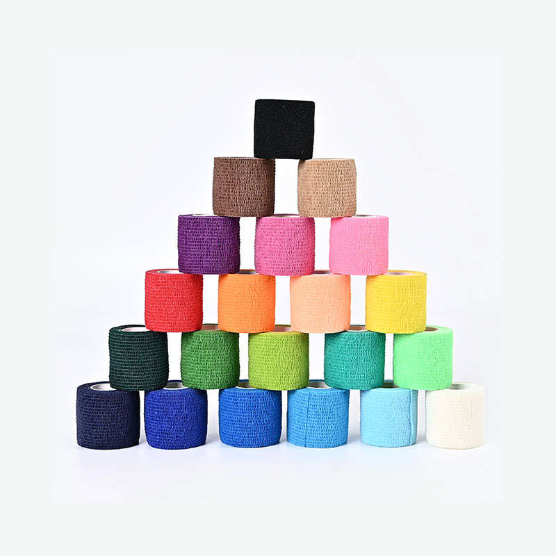 Self Sticky Adhesive Non Woven Elastic Cohesive Bandage