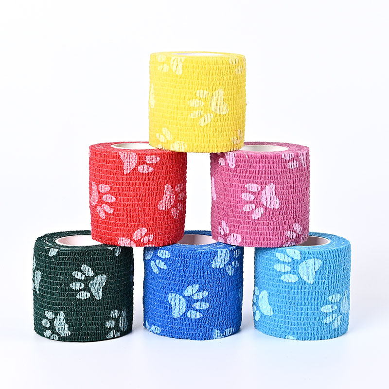 Self Sticky Adhesive Non Woven Elastic Cohesive Bandage