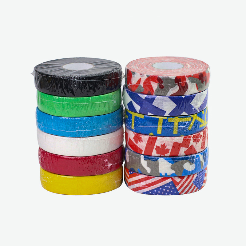 Custom Wholesale Cotton Fabric Cloth Hockey Stick Tape Ice Hockey Tape
