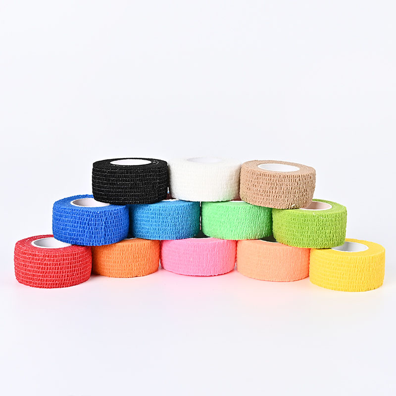 Self Sticky Adhesive Non Woven Elastic Cohesive Bandage