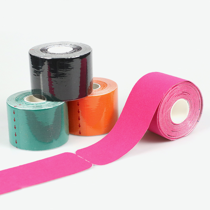 Sports pre cut kinesiology elastic precut kinesiology tape for athletes